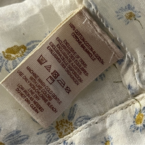 Free People Never a Dull Moment Peasant  Top Size XS - Picture 6 of 8